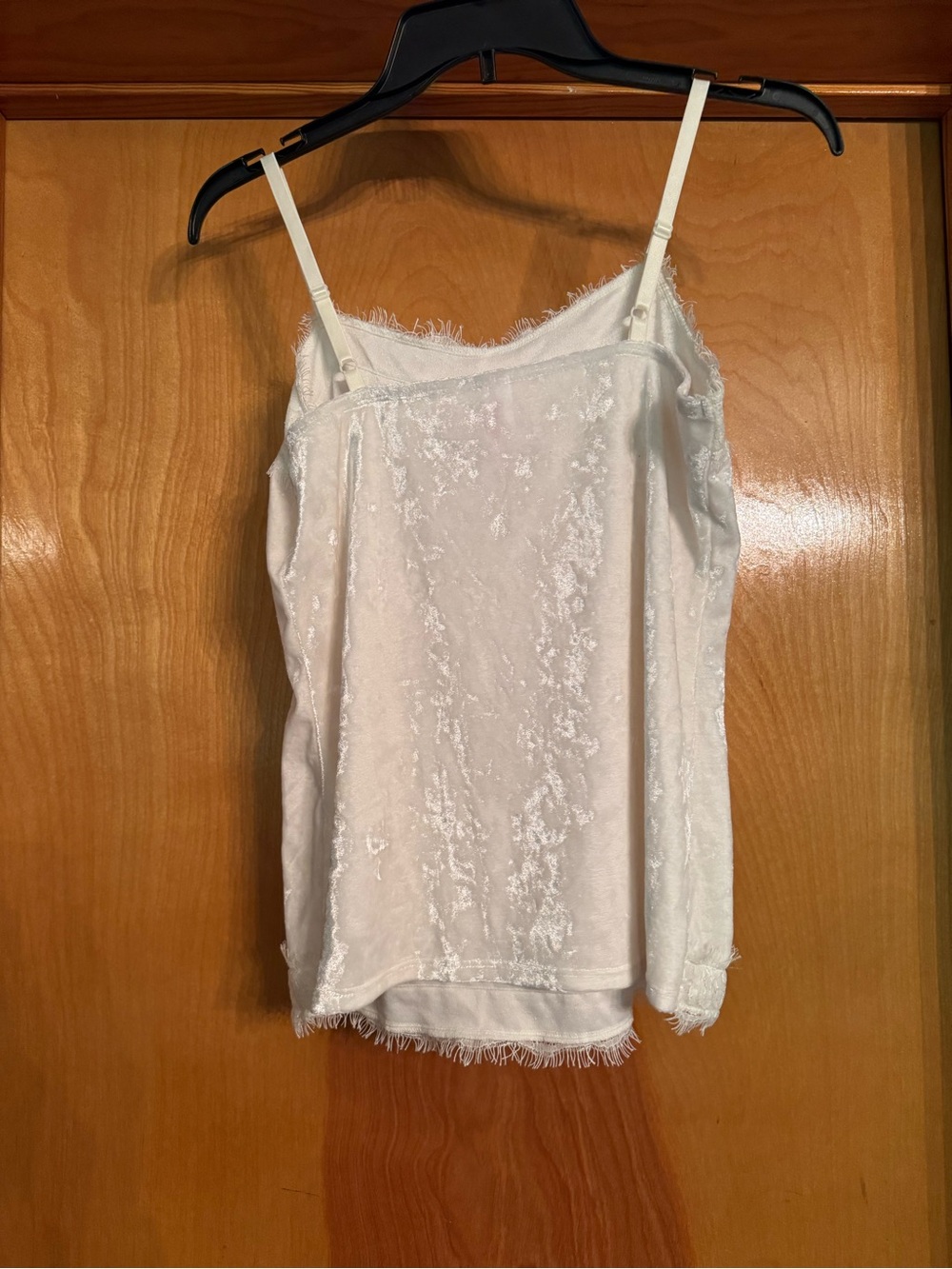 No Boundaries White Lace-Trim Camisole - Picture 2 of 3